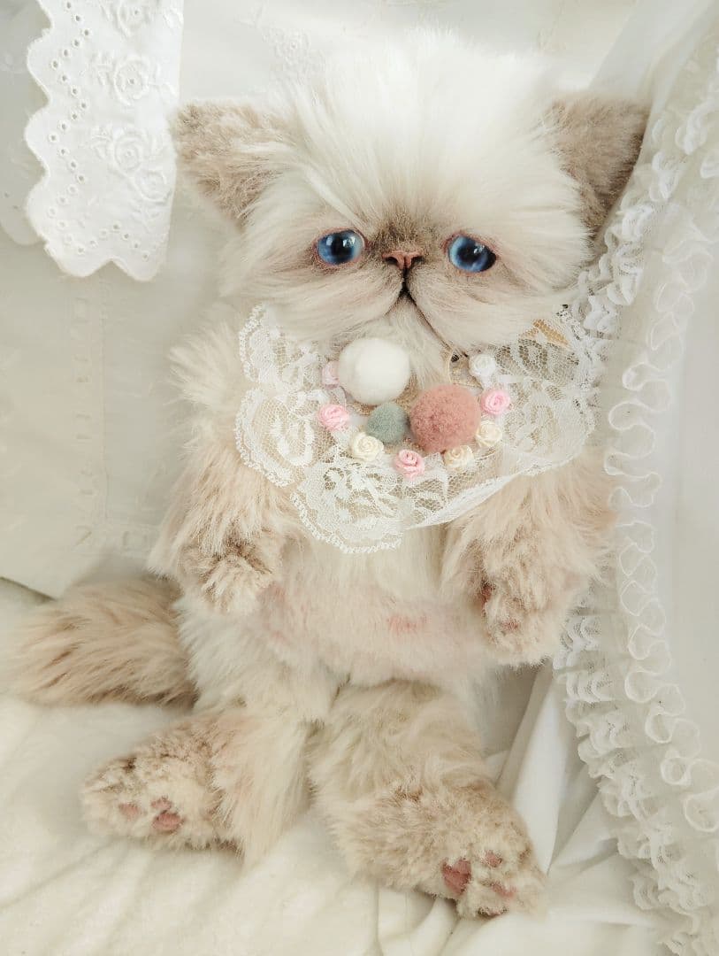 おふぅちゃんオーダー❤ライラックポイント♡子猫ちゃん♡アートドール♡ぬいぐるみ♡