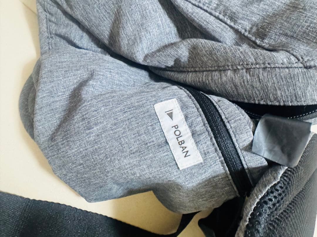 POLBAN PRIME　ヒップシート&ダブルショルダーセット/メランジグレー