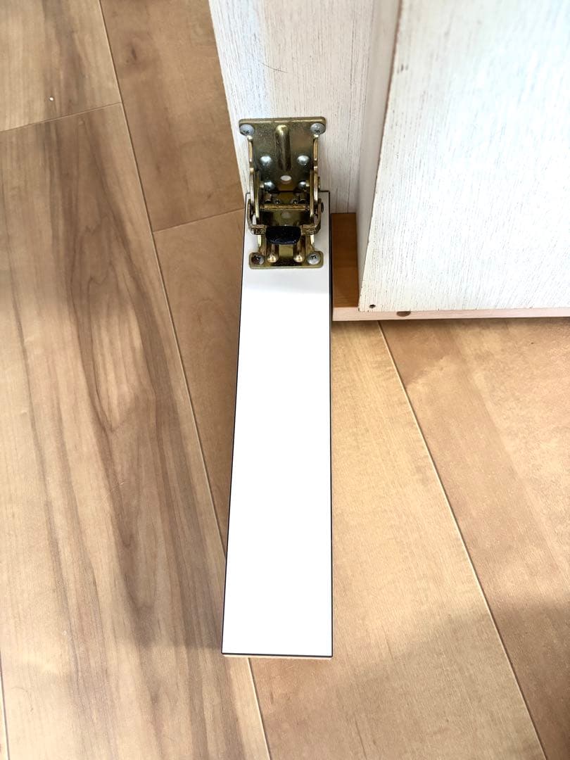 【SALE】折りたたみ&伸縮！両方できる ホワイト リビングテーブル