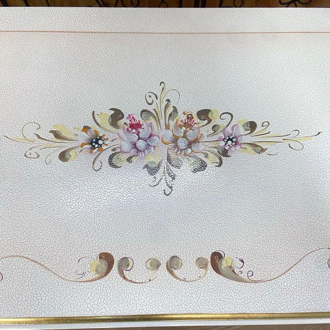 テレビボード　ロココ調　猫脚 プリンセス ヨーロピアン 姫系　花柄⑤