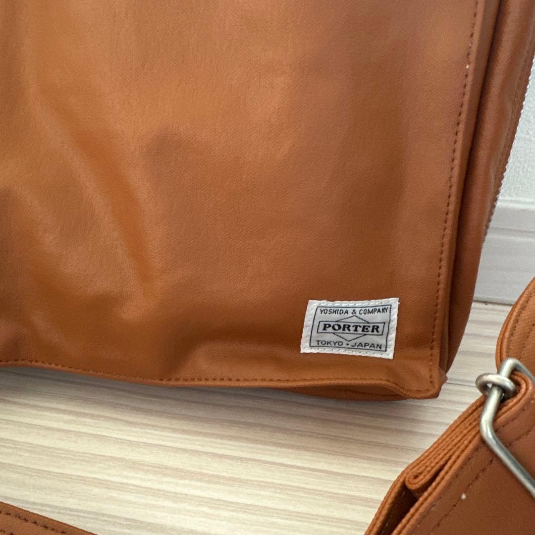 期間限定値下げ！PORTER 吉田カバン ビジネスバッグ キャメルレザー2way