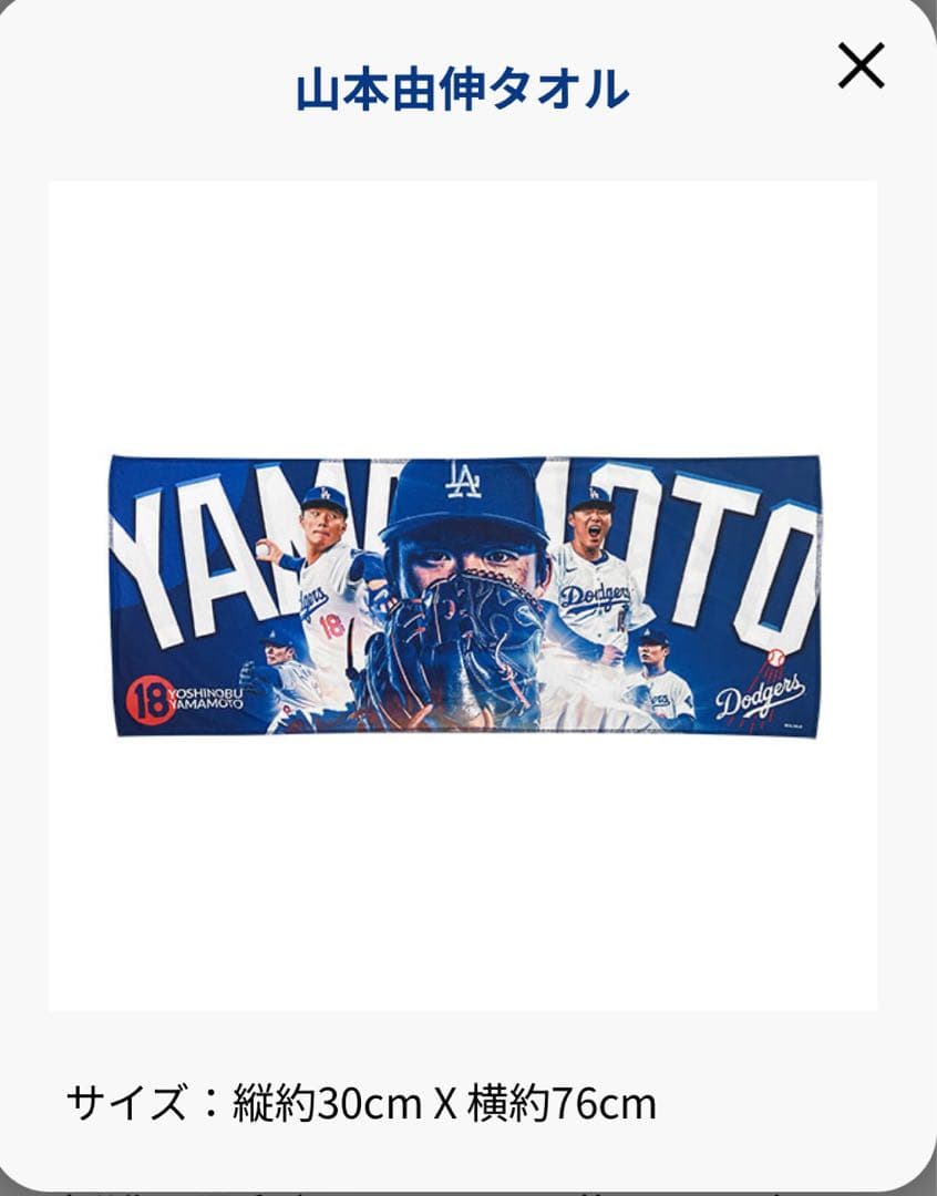 大谷翔平 ボブルヘッド 山本由伸 タオル キャップセット