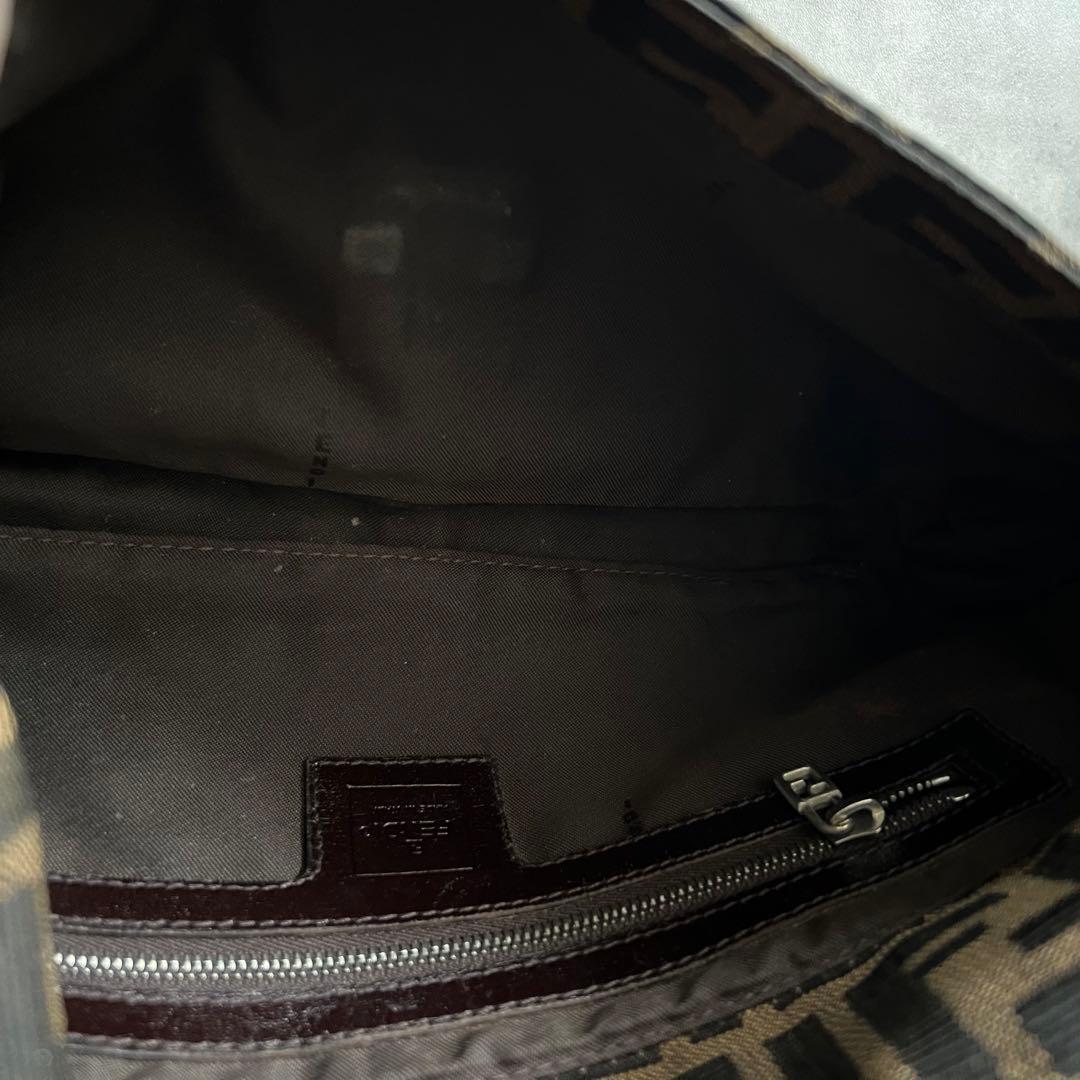 【美品】 フェンディ FENDI ズッカ マンマバケット バッグ ワンショルダー