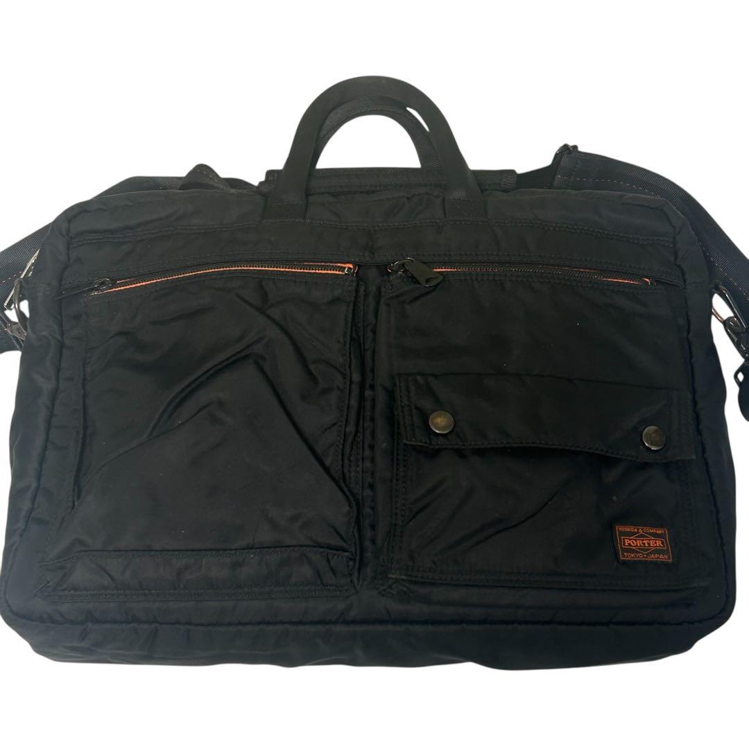 たっくPORTER×GIANTSタンカー仕様 ブリーフケース ブラック