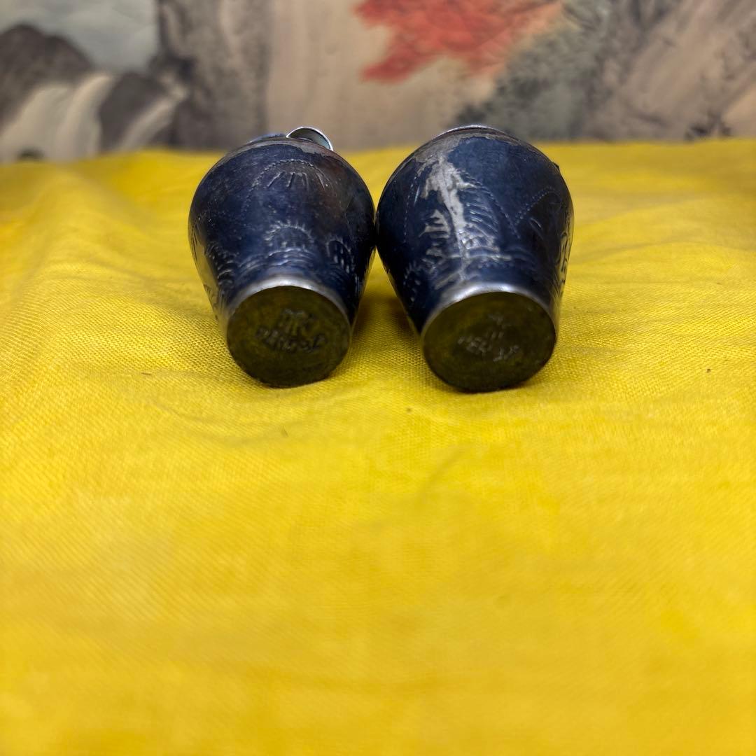 ラクダ　置物　銀　時代物