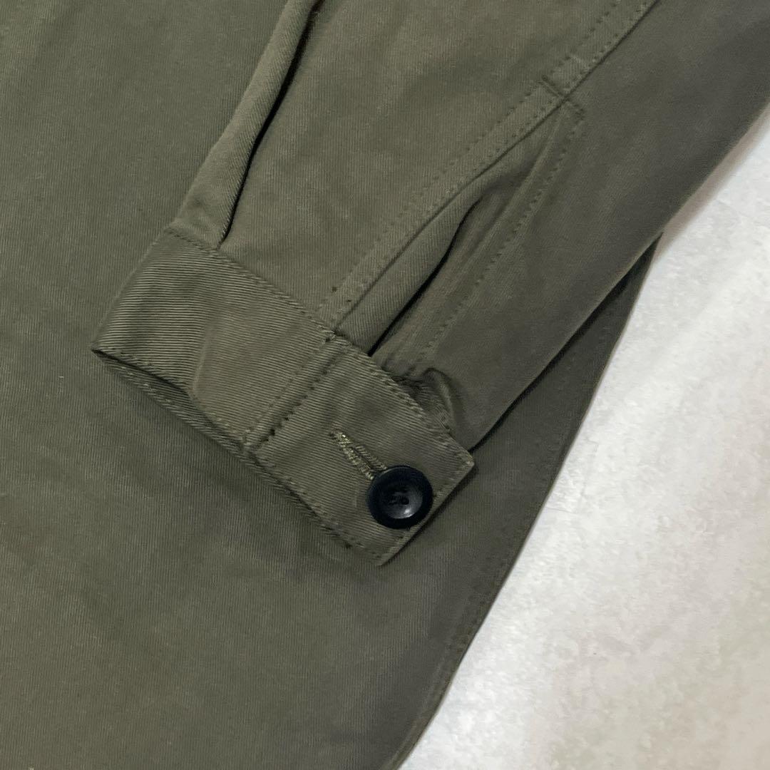 美品『 MHL.』 モッズコート/ライナー取外し/比翼仕立て/オリーブ/春秋冬