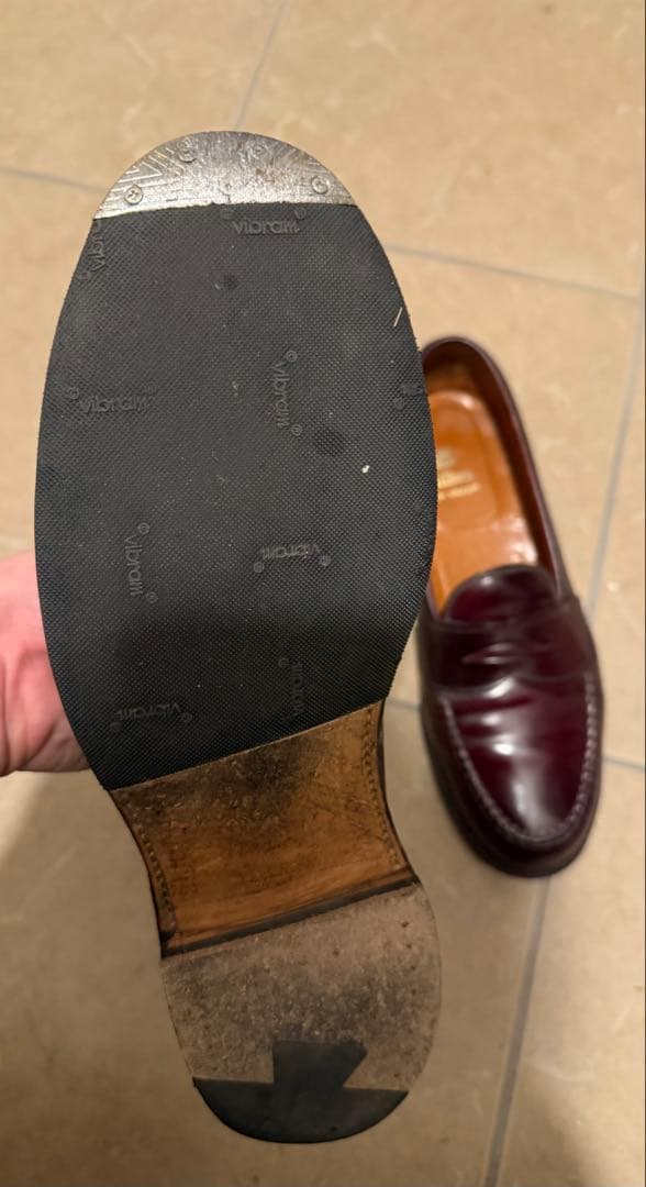 Alden オールデン　コードバン　ローファー　バーガンディ