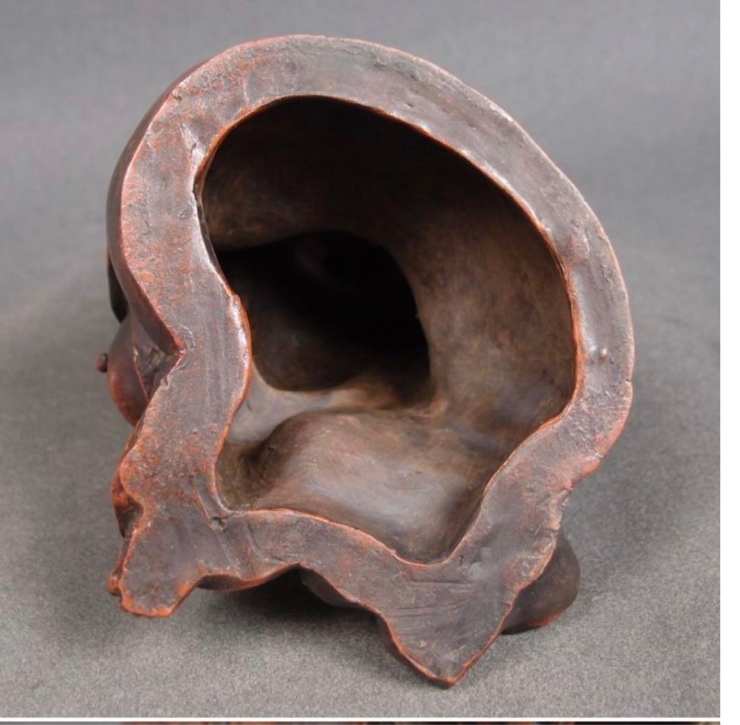 送料無料　値下げ中　江戸期古備前焼　伏香炉/置物