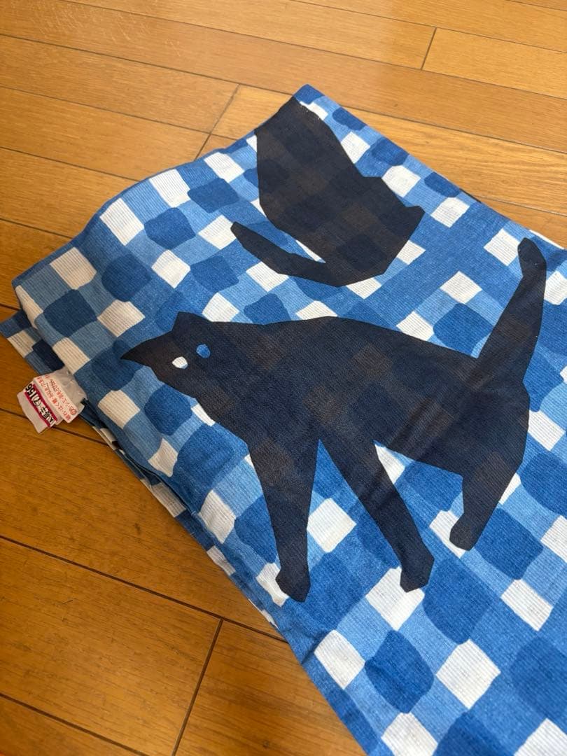 DOUBLE MAISON 浴衣　猫　浴衣クリーニング済