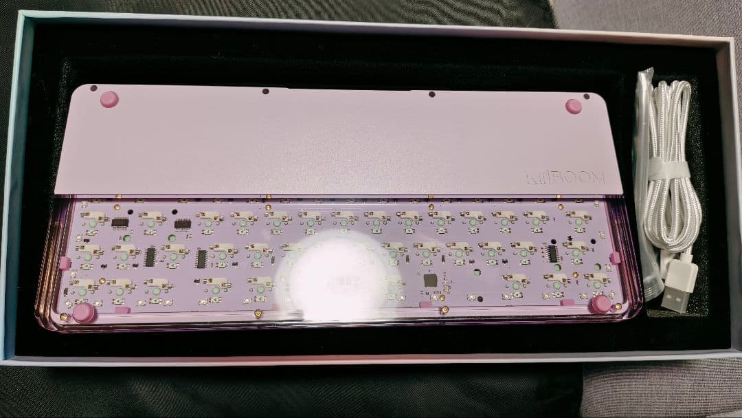 【メカニカルキーボード】KiiBoom Breeze75 試打のみ美品 クリア