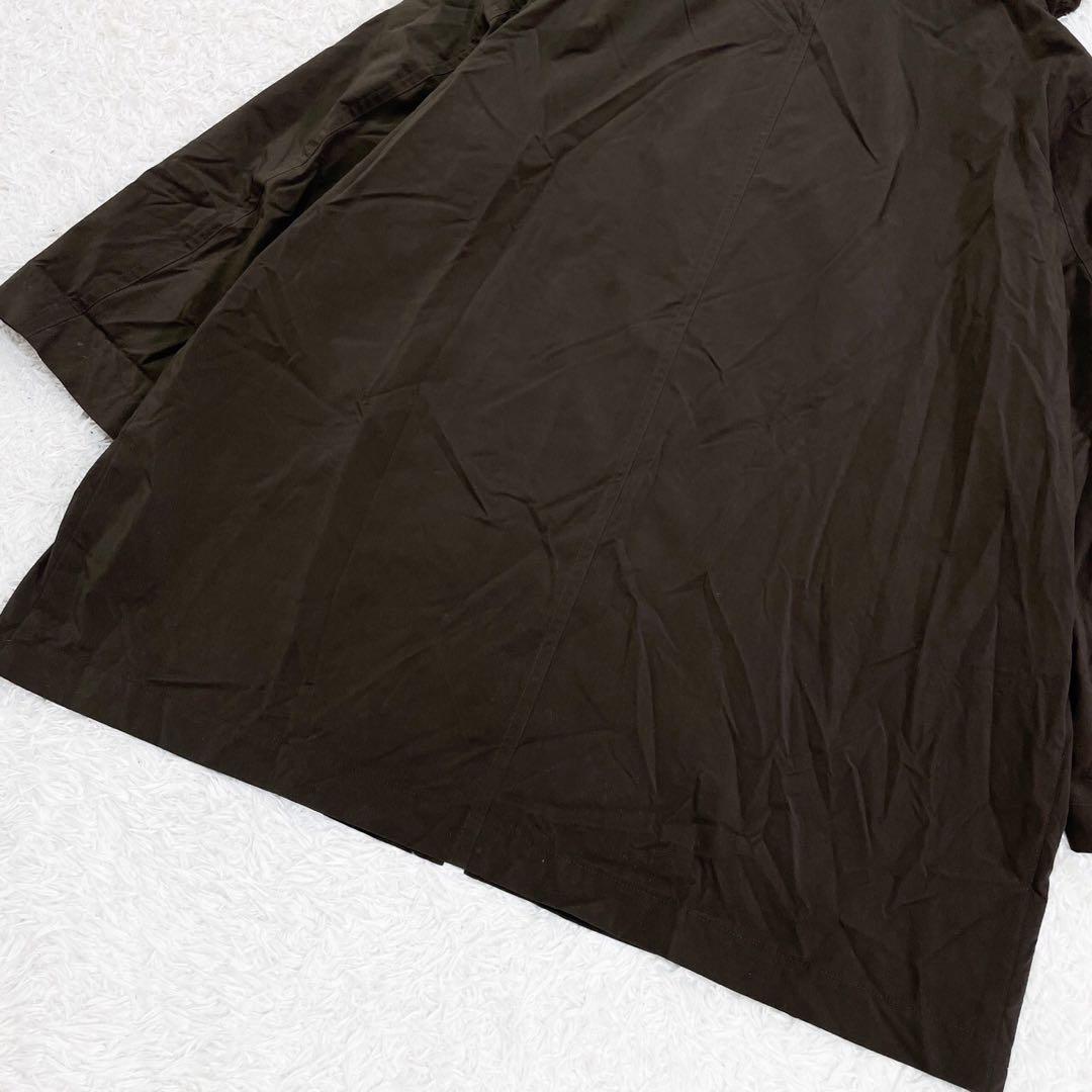 BURBERRYバーバリー モッズコート 茶系 金ボタン サイズ13 (XL位)