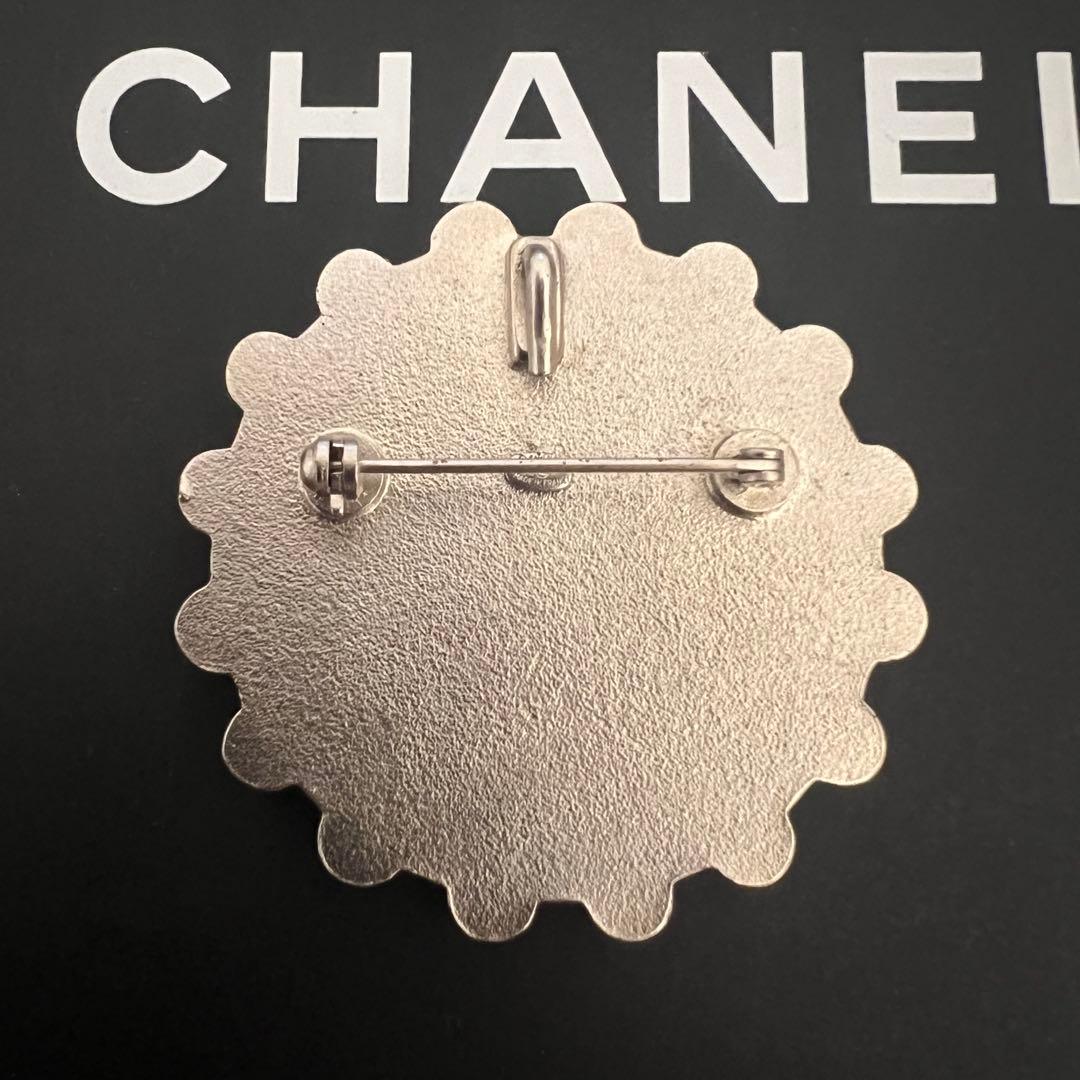 美品✨CHANEL シャネル ブローチ スタッズ ココマーク シルバー 98P