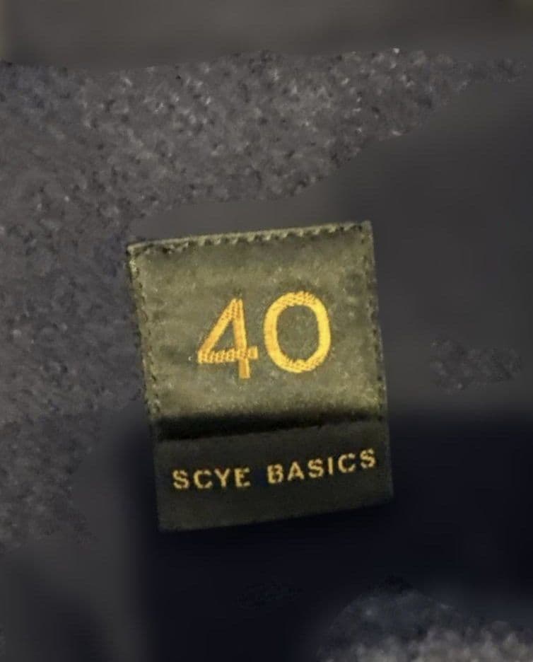 SCYE BASICS ダッフルコート サイズ40 ネイビー