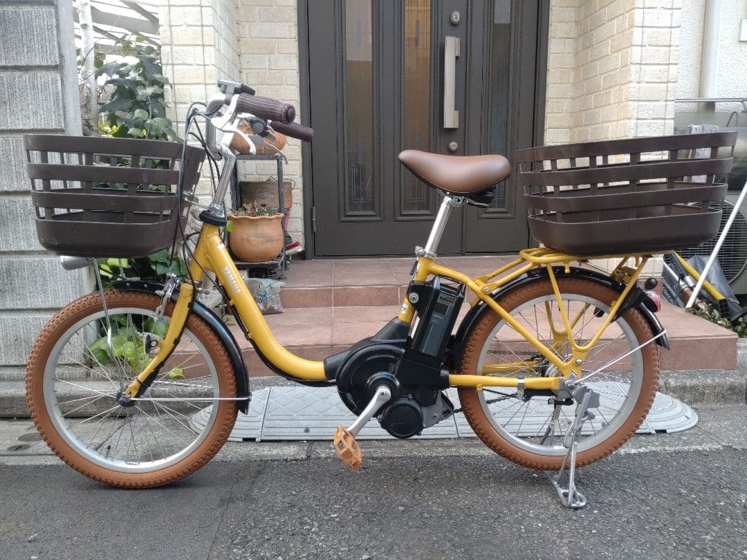 配送可★直接引渡可★ブラウンカスタム【ヤマハ パス シオン】電動アシスト自転車