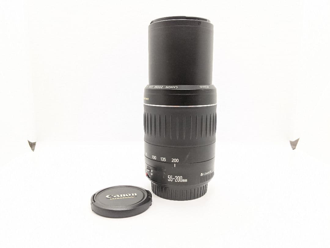 【超音波モーター搭載】Canon EF 55-200mm Ⅱ USM 望遠レンズ