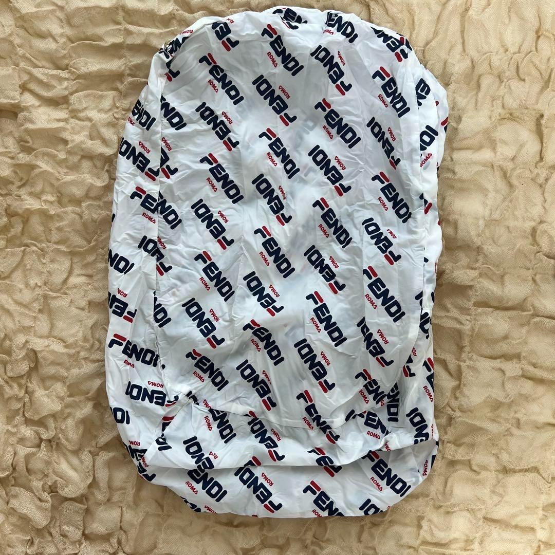 FENDI フェンディ FILAコラボ リュックサック エコバッグ　ホワイト