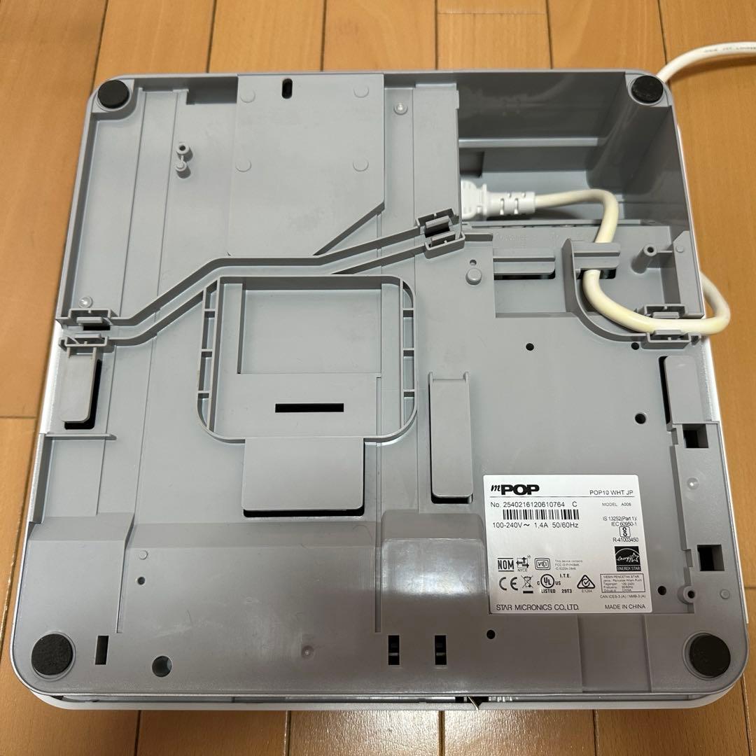 スター精密 POP10 WHT JPプリンタ内蔵キャッシュドロアー 動作確認済み