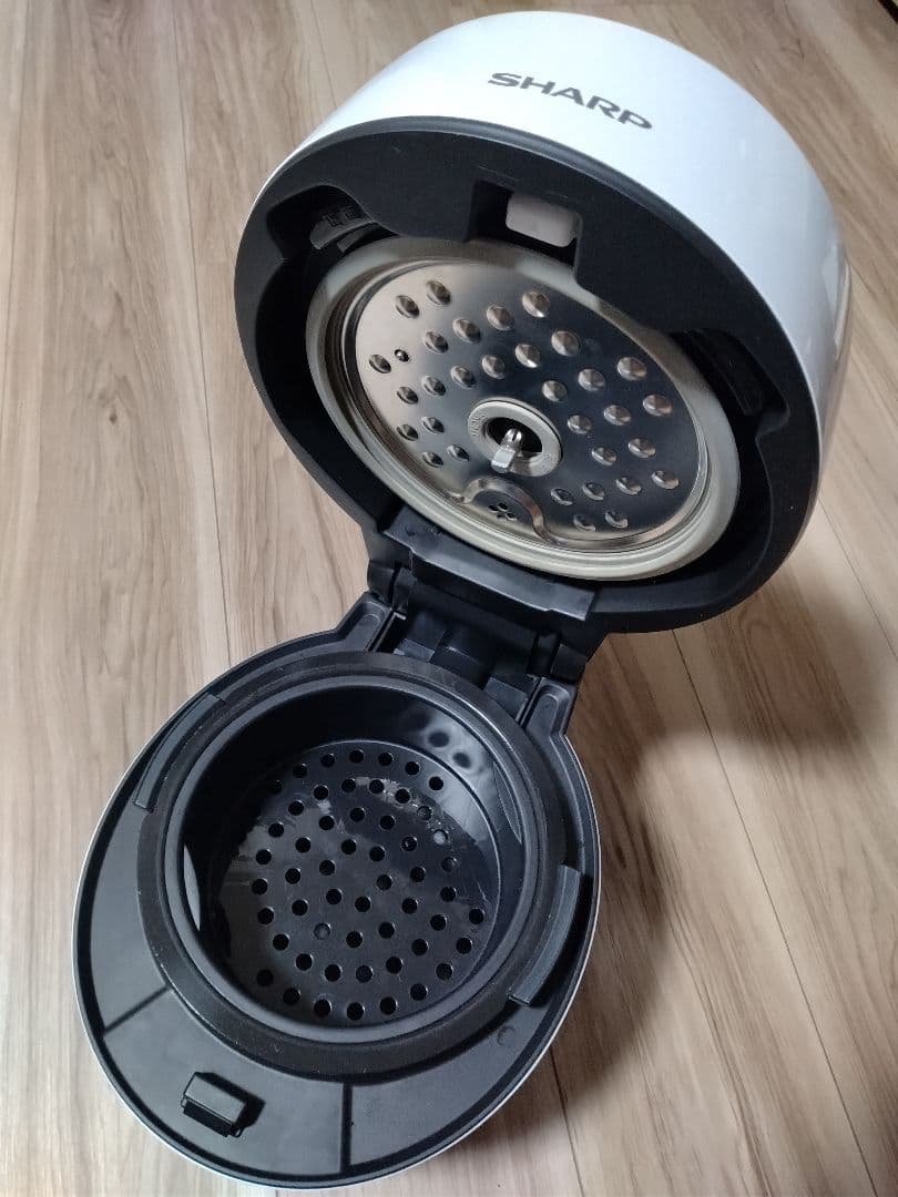 SHARP HEALSIO KN-HW10E-W 水なし自動調理鍋 1.0L