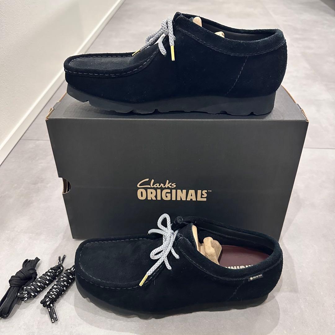 Clarks Wallabee GTX UK8 （GETABACO替え紐付き）
