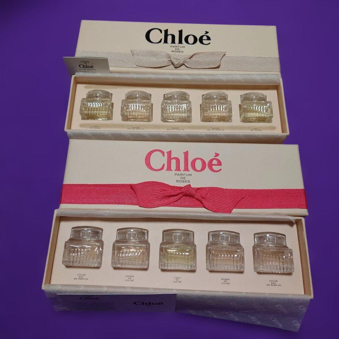 Chloé 香水　パルファムドローゼ ミニボトル5本入セットx 2点