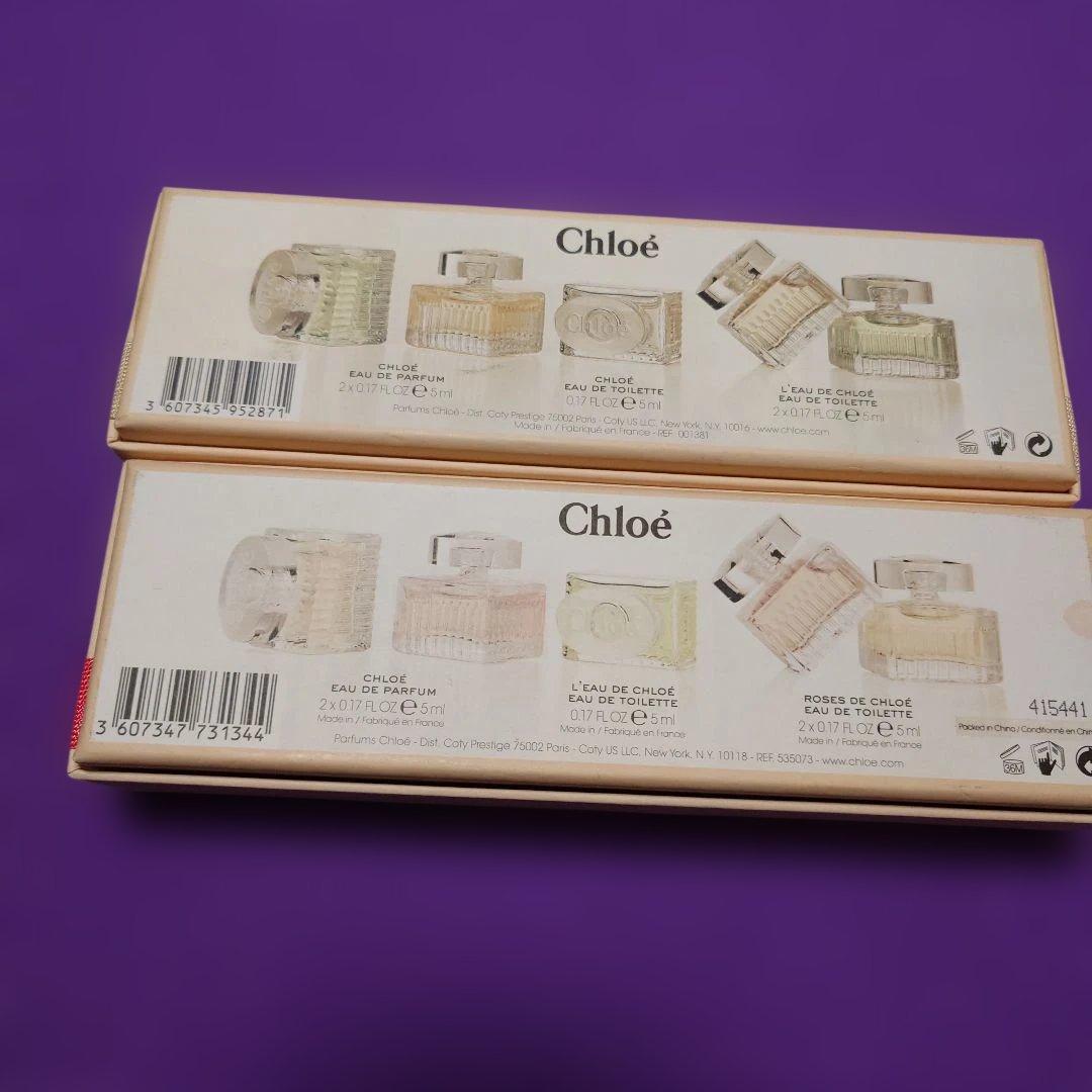 Chloé 香水　パルファムドローゼ ミニボトル5本入セットx 2点