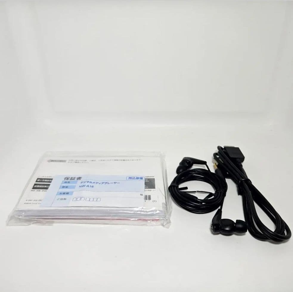 美品 WALKMAN NW-A16 32GB ブラック 説明書 箱 イヤホン