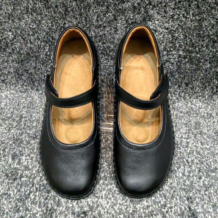 ⭐️美品⭐️　HPS コンフォートシューズ　ストラップ　ブラック　レザー　本革
