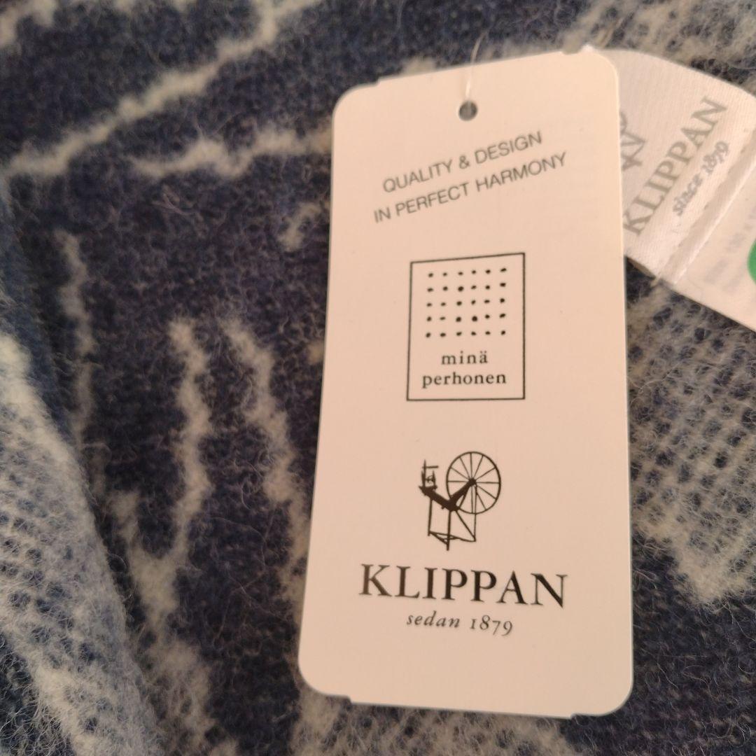 希少　クリッパン　ミナペルホネン　ハウスインザフォレスト　ネイビー　ブランケット