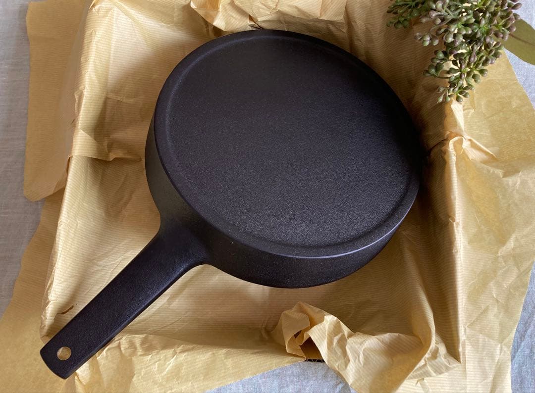 【新品未使用品】釜定　フライパン大 南部鉄器/10ヶ月待ち商品