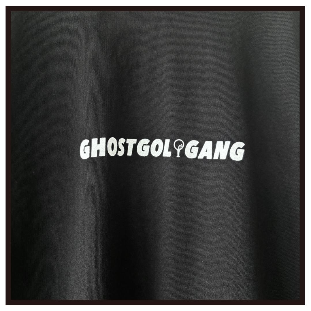 ゴーストゴルフギャング GOLF LIKE A CARTOON TEE ブラック