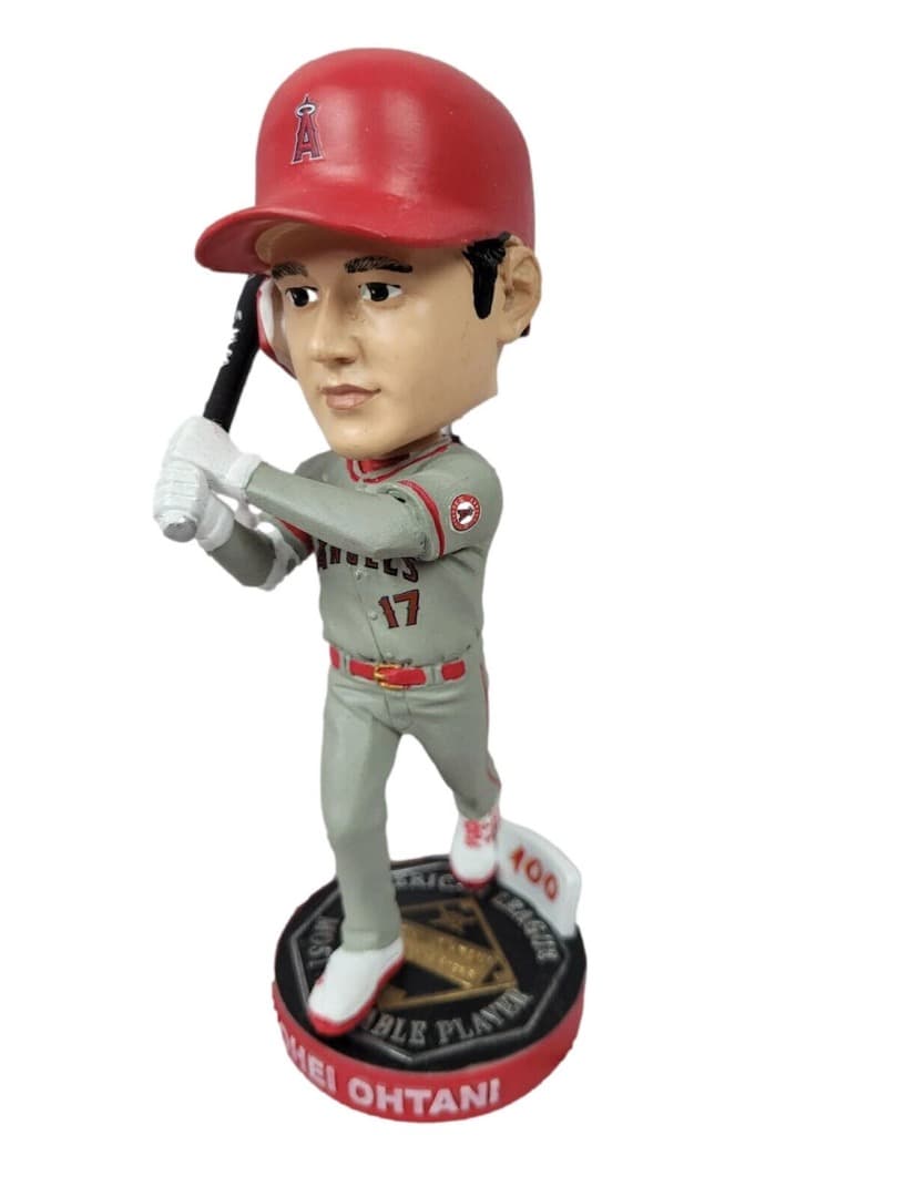大谷翔平選手 カスタムペイント　ボブルヘッド　エンゼルス　2021 MVP 記念