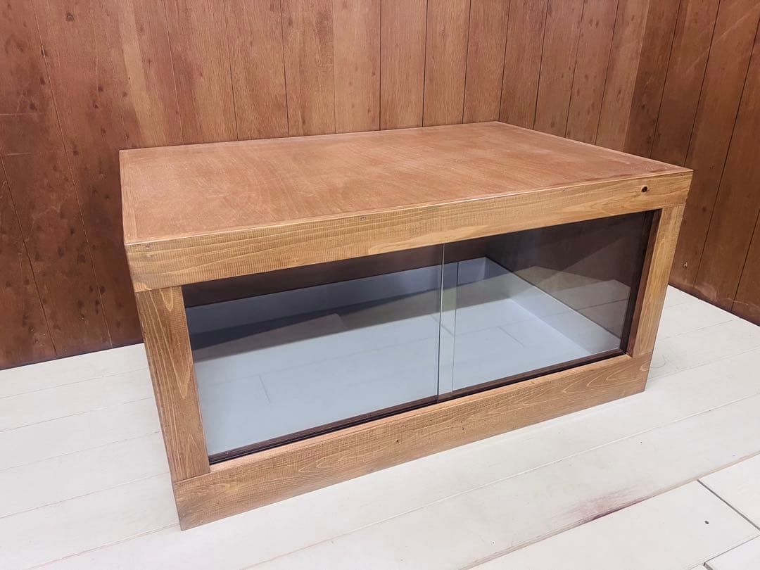 大型木製ケージ 900×600×450 小動物、爬虫類用 未使用