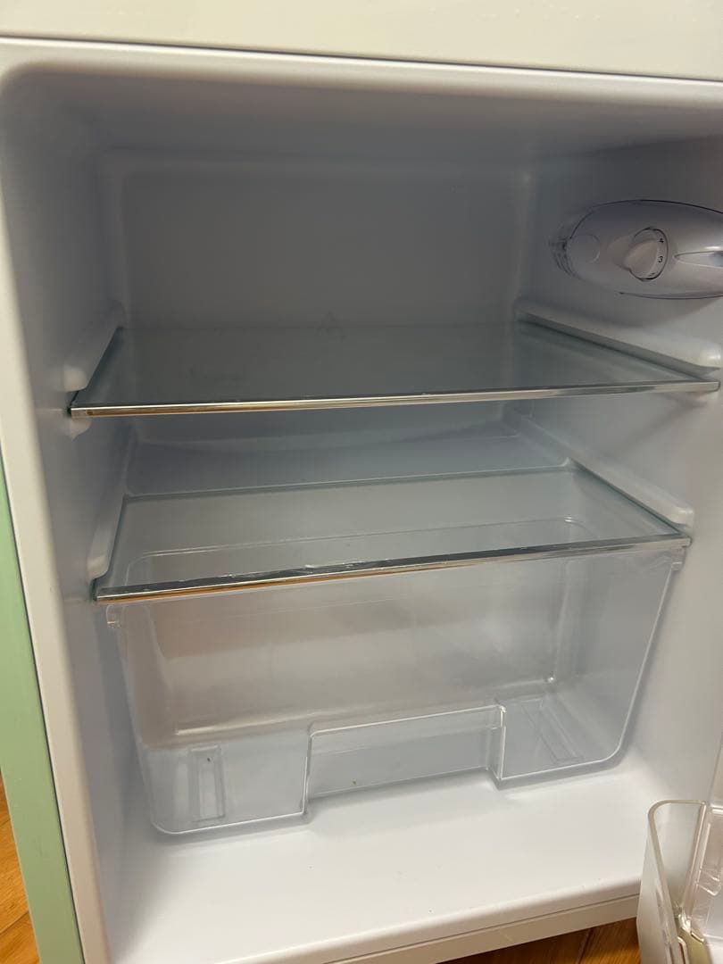 冷蔵庫　レトロ　おしゃれ　可愛い　水色　ライトブルー