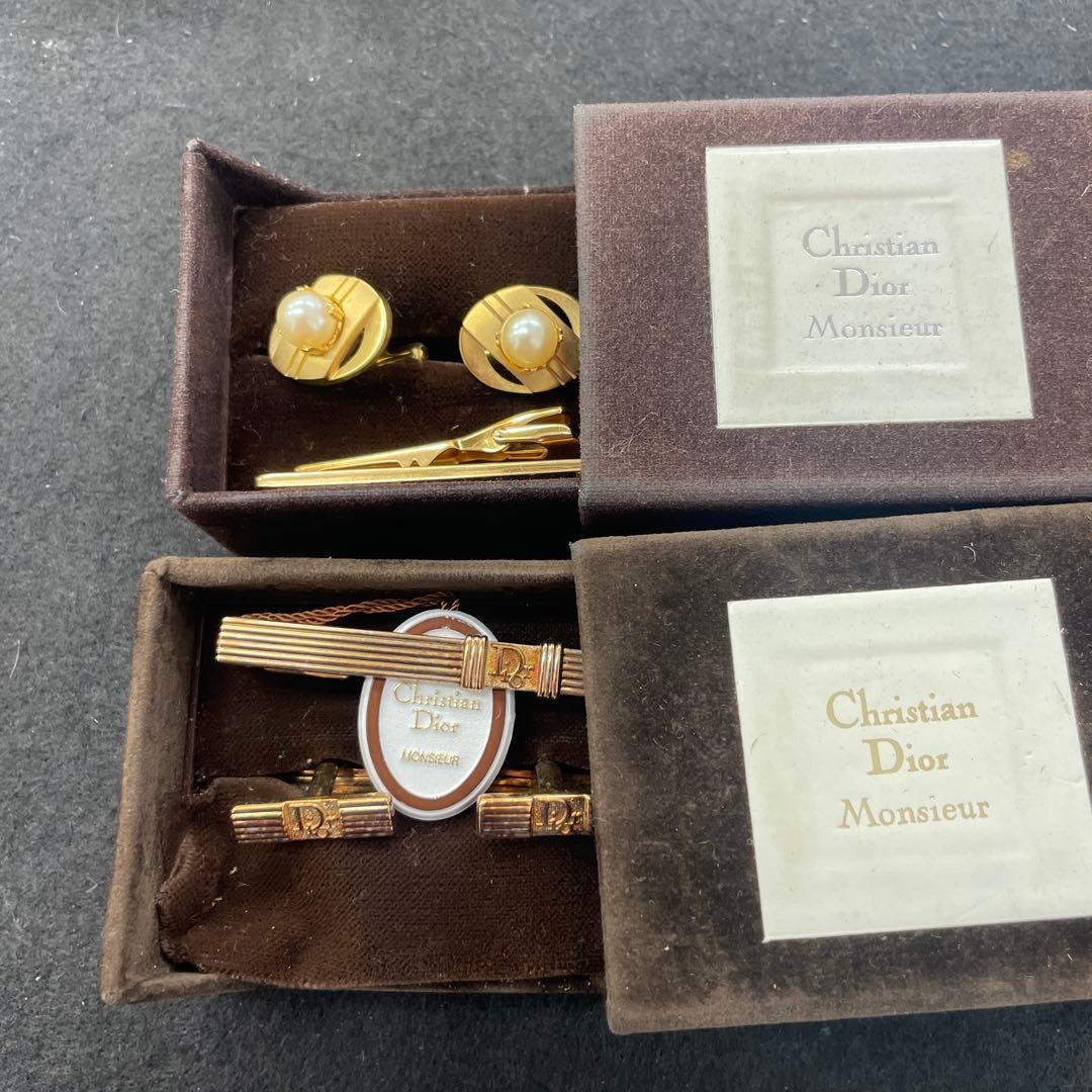 Christian Dior カフスタイピンまとめセット　全9箱
