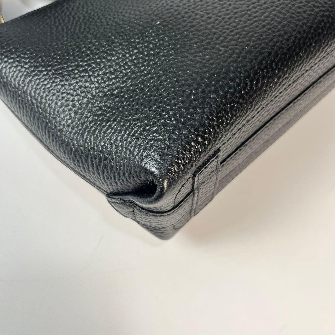 未使用級　A.D.M.J ショルダーバッグ　ボトムアクセント　金具　ブラック