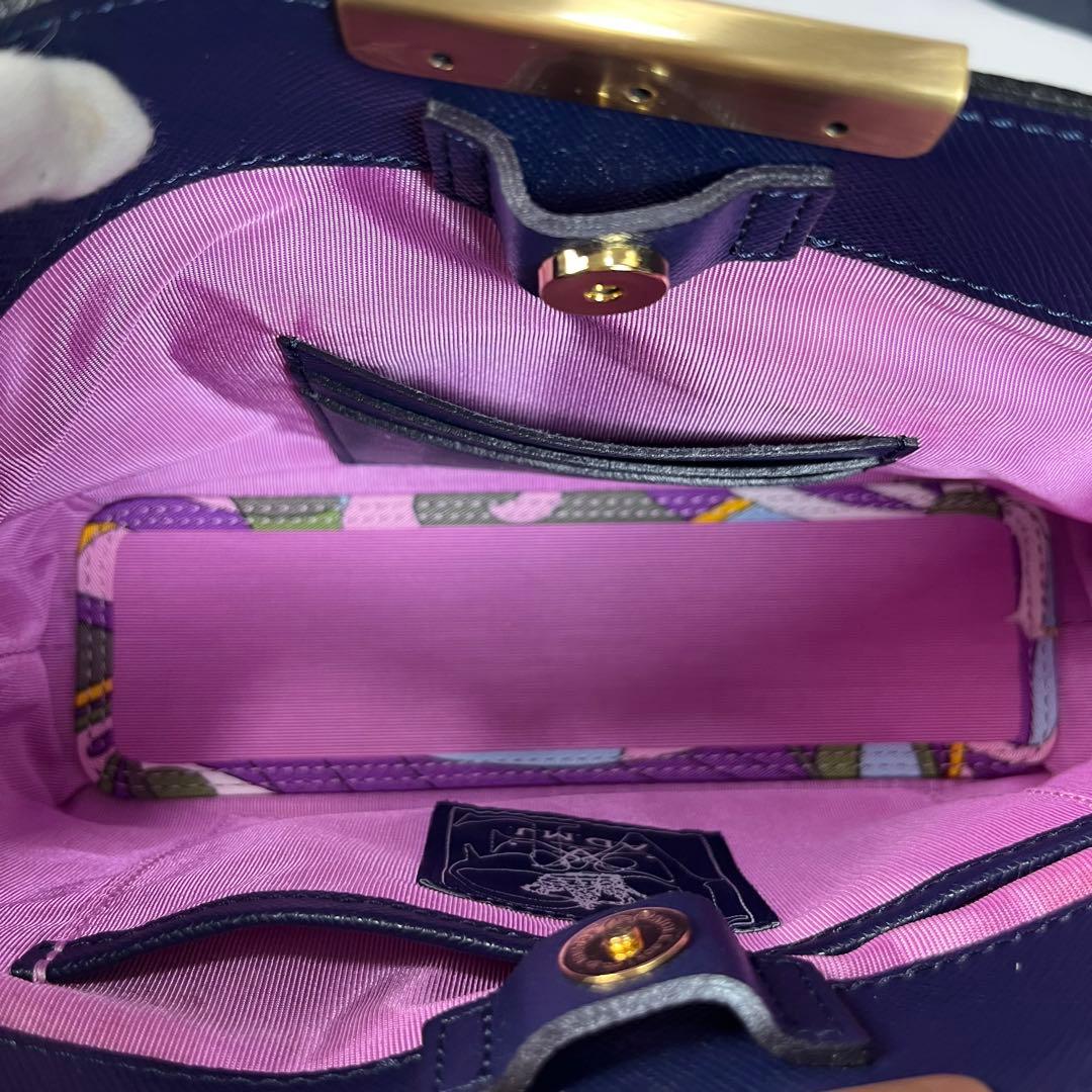 未使用級　A.D.M.J ショルダーバッグ　ボトムアクセント　金具　ブラック