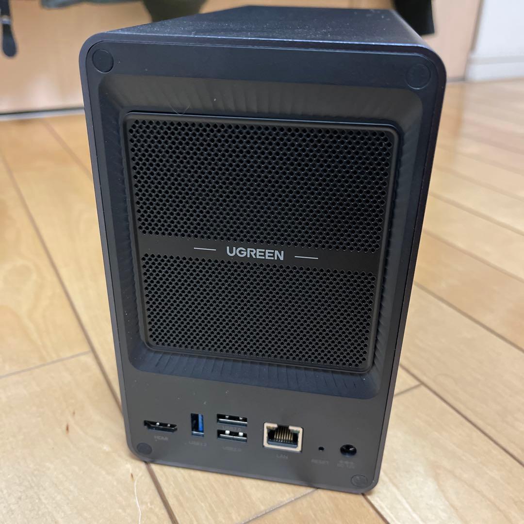 UGREEN NASync DXP2800 2TBハードディスク付き