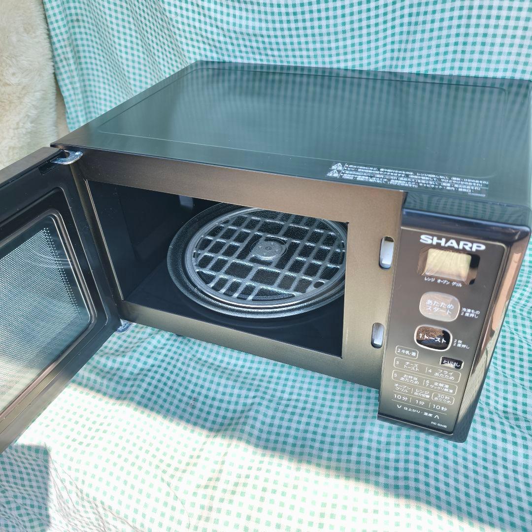 シャープ センサーオーブンレンジ 15L ブラック 除菌清掃済 美品 新生活