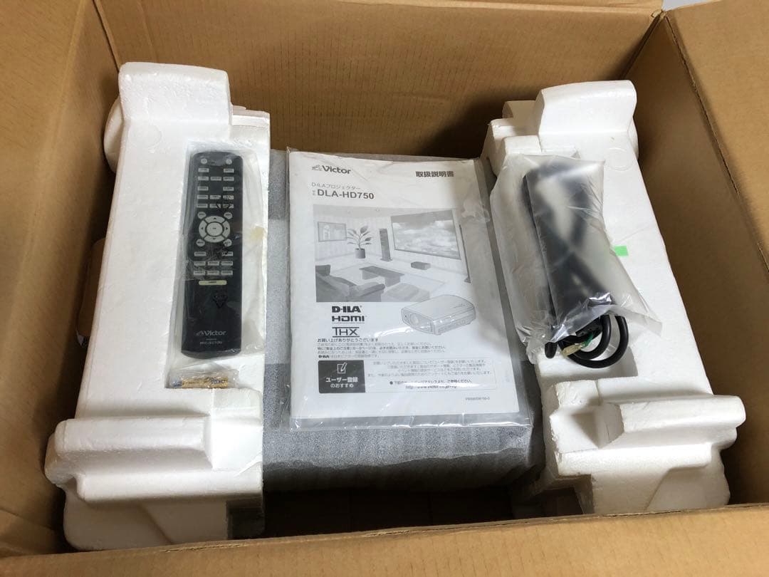 JVC ビクター DLA-HD750(B) プロジェクターランプ使用116h元箱