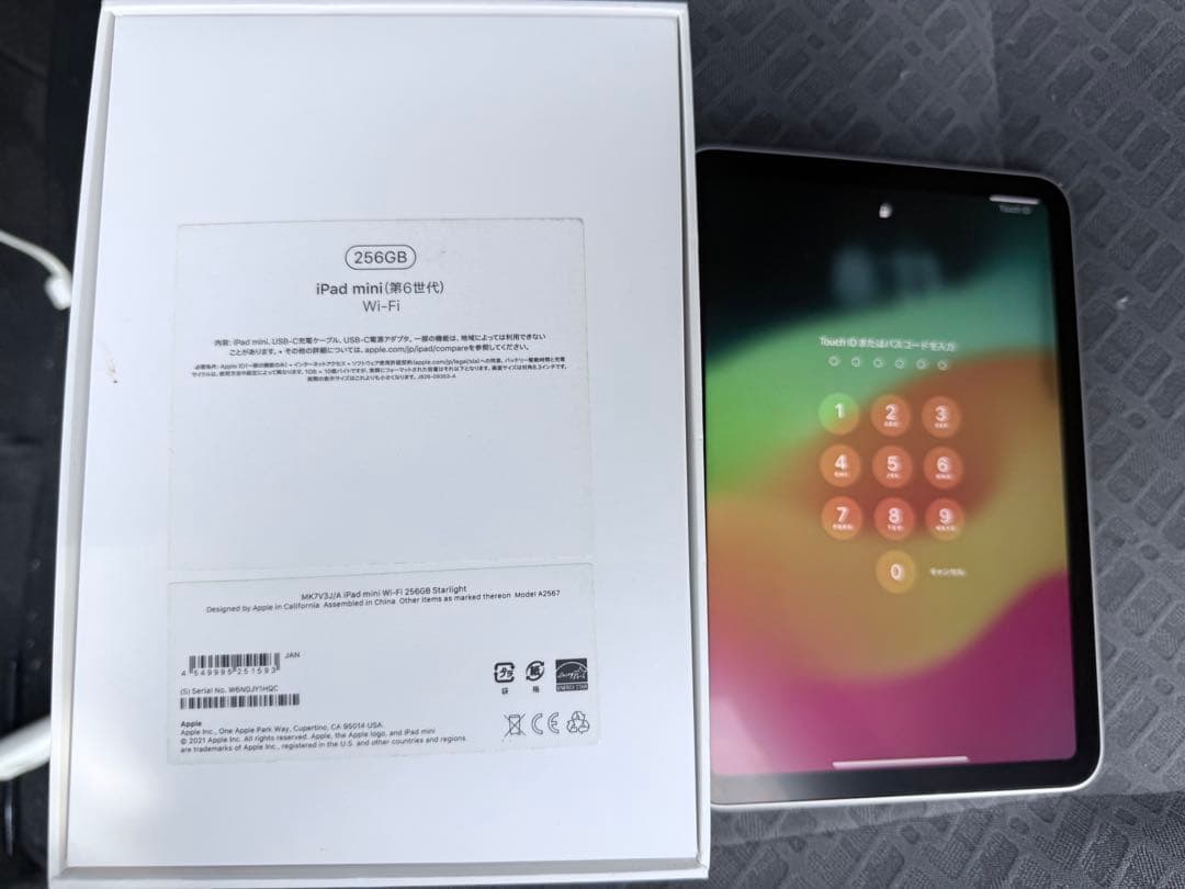 Apple iPad mini (第6世代) 256GB Wi-Fi シルバー