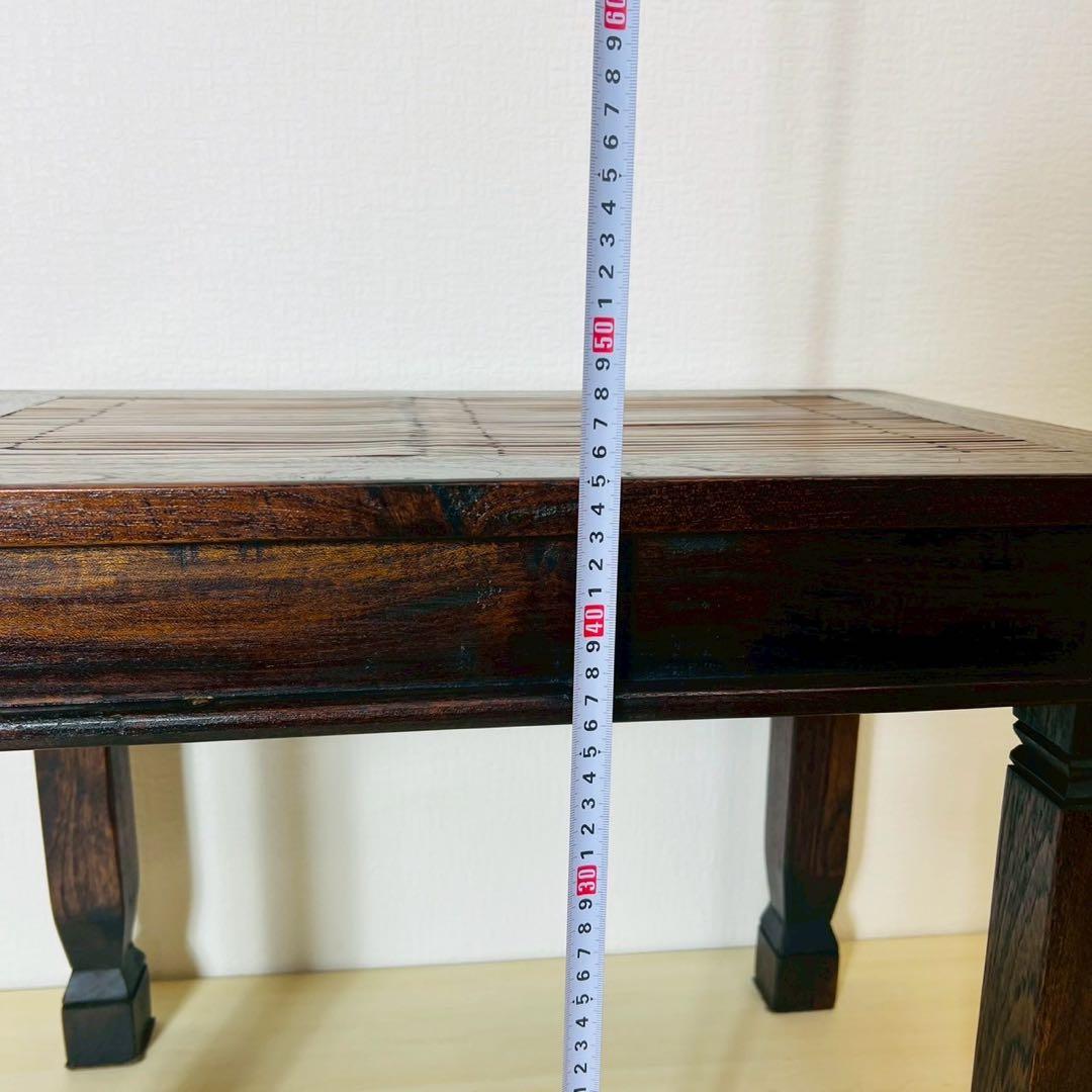 Bamboo サイドテーブル アジアン家具 ローテーブル レトロ アンティーク