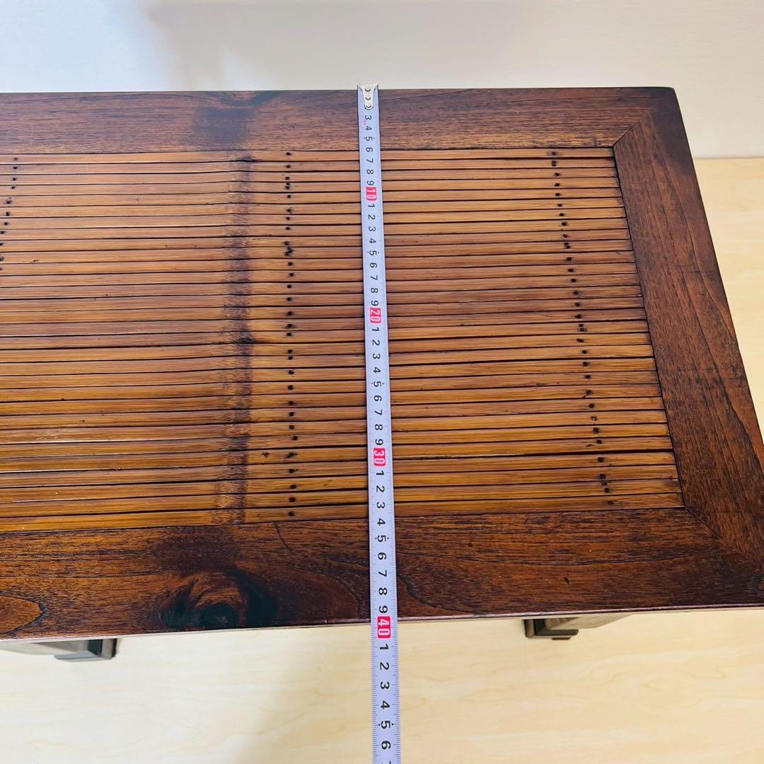 Bamboo サイドテーブル アジアン家具 ローテーブル レトロ アンティーク