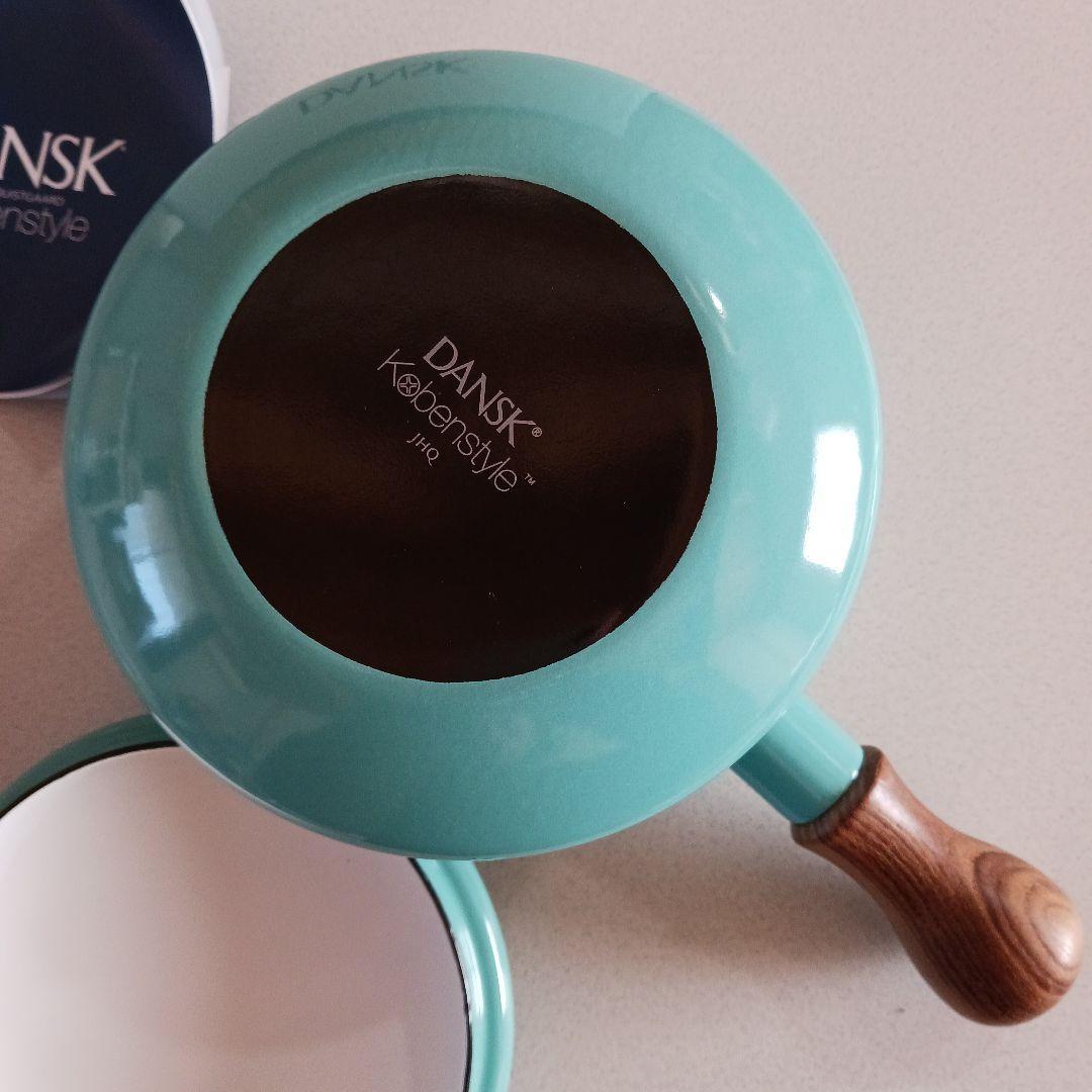 ダンスク ティール 新品未使用 片手鍋 15cm DANSK Teal 琺瑯