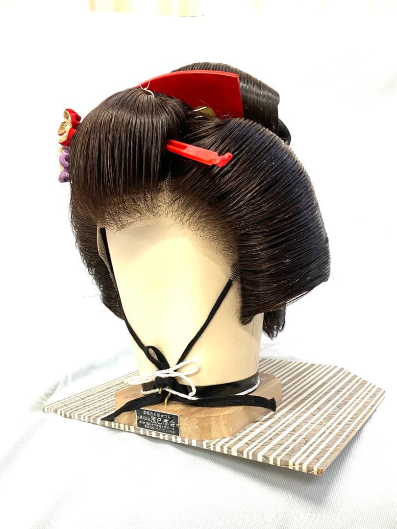 辰巳7号サイズ、つぶし島田、中古舞踊かつら、日本髪かつら、大衆演劇かつら
