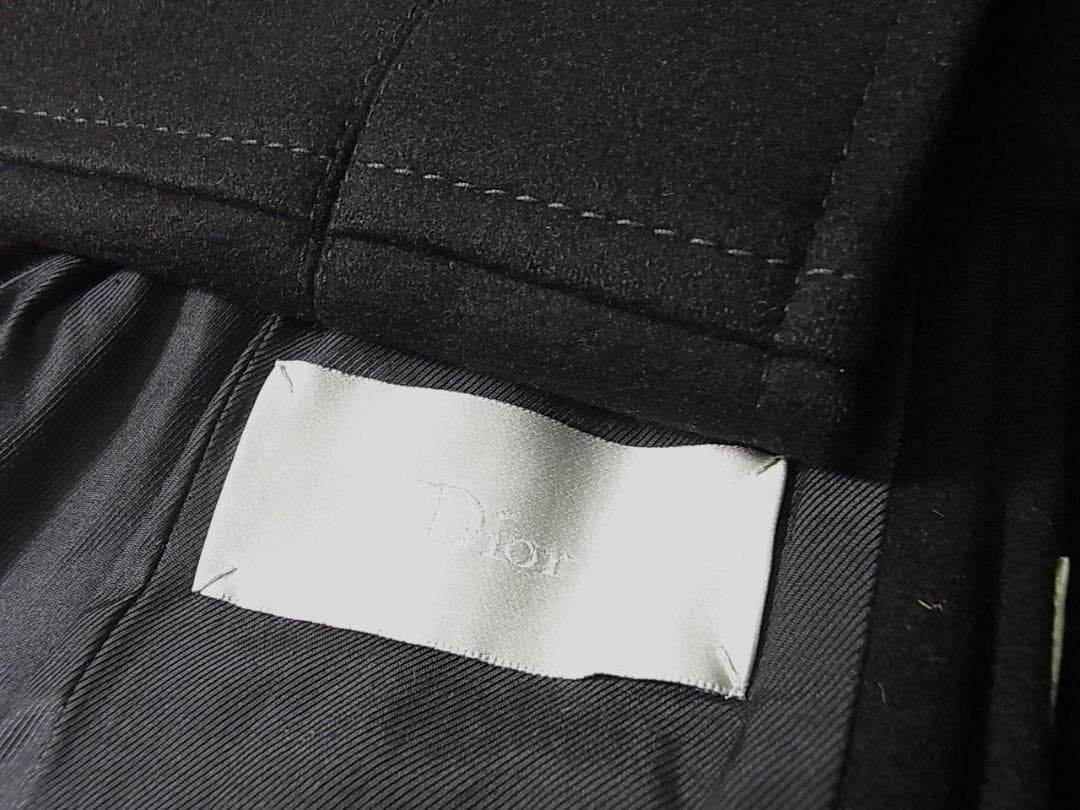 専用size40☆極美品☆ディオールオム カシミア混ダッフルコート ショート丈