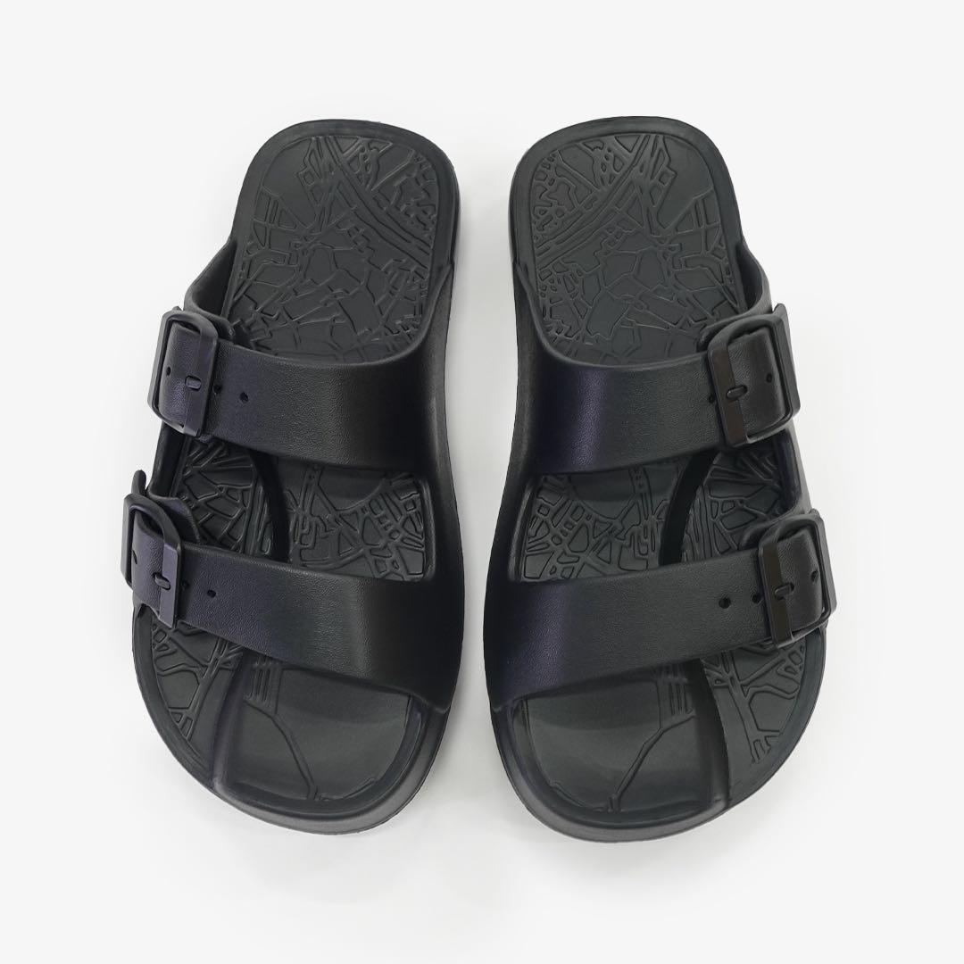 ラクバキ　イージーサンダル　ラップ　ブラック　S