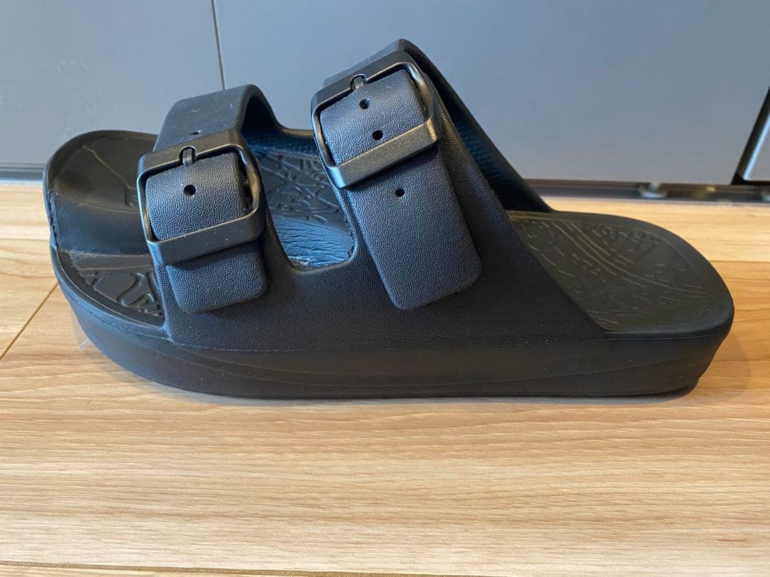 ラクバキ　イージーサンダル　ラップ　ブラック　S