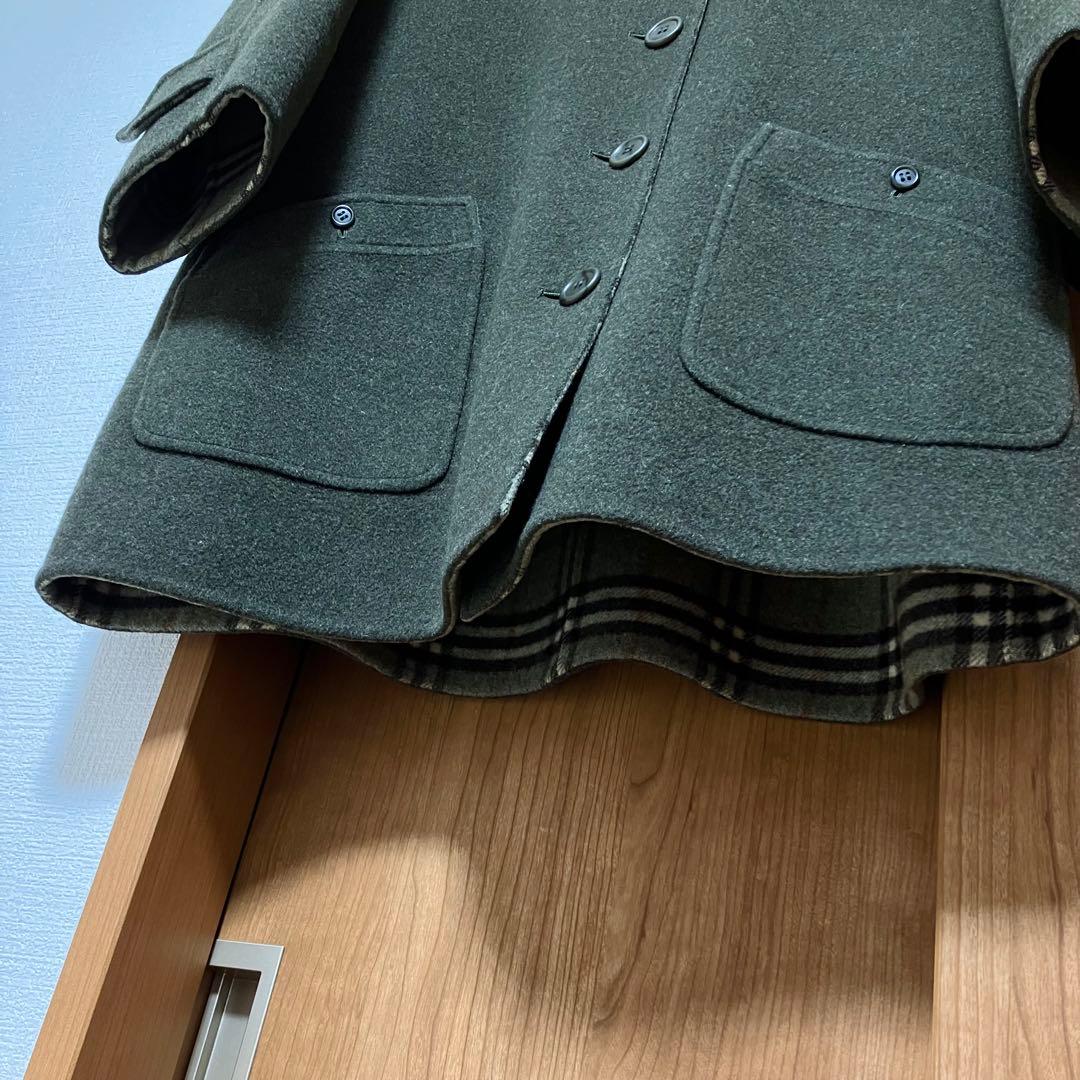 Burberrys バーバリー リバーシブル ウールコート グレー 11AB2