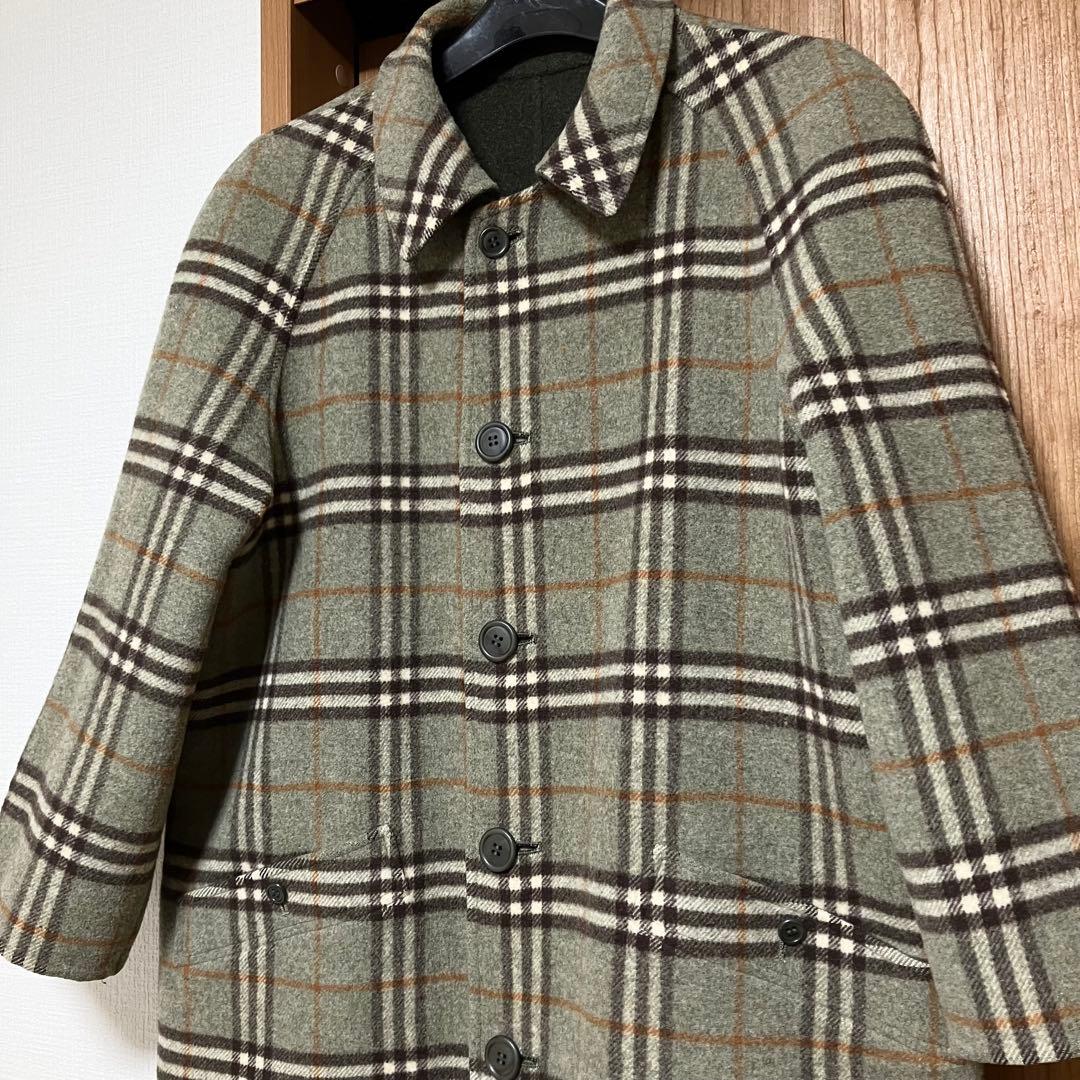 Burberrys バーバリー リバーシブル ウールコート グレー 11AB2