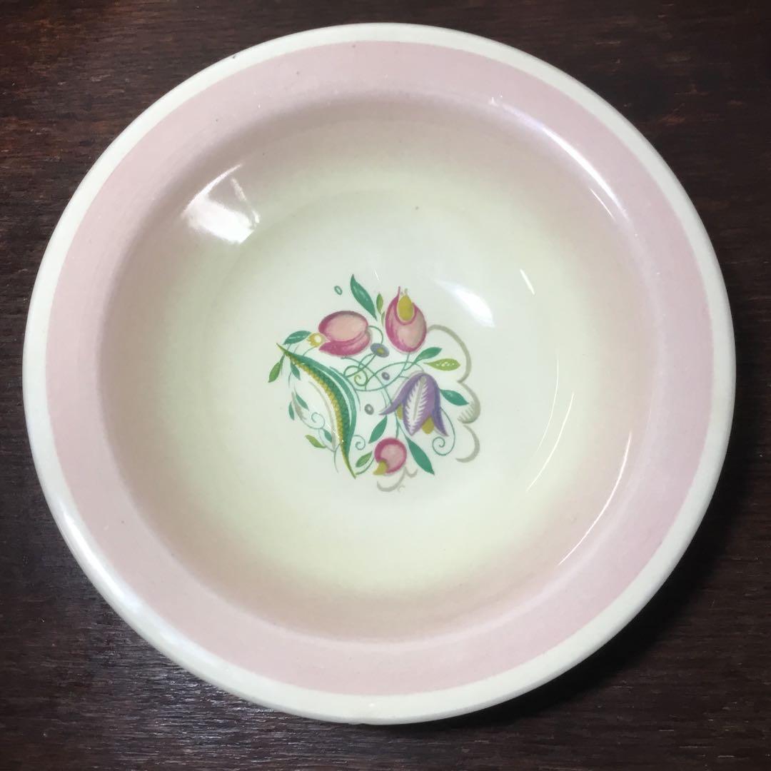 スージークーパー◆ボウル4個 ピンク◆ドレスデンスプレイ サラダボウル